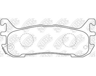 Колодки тормозные задние дисковые к-кт для Mazda MX-5 I (NA) 1989-1998 новый