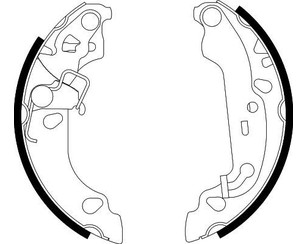 Колодки барабанные к-кт для Ford KA 1996-2008 новый