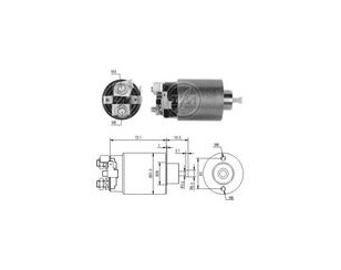 Реле втягивающее для Mitsubishi Sigma 1991-1996 новый