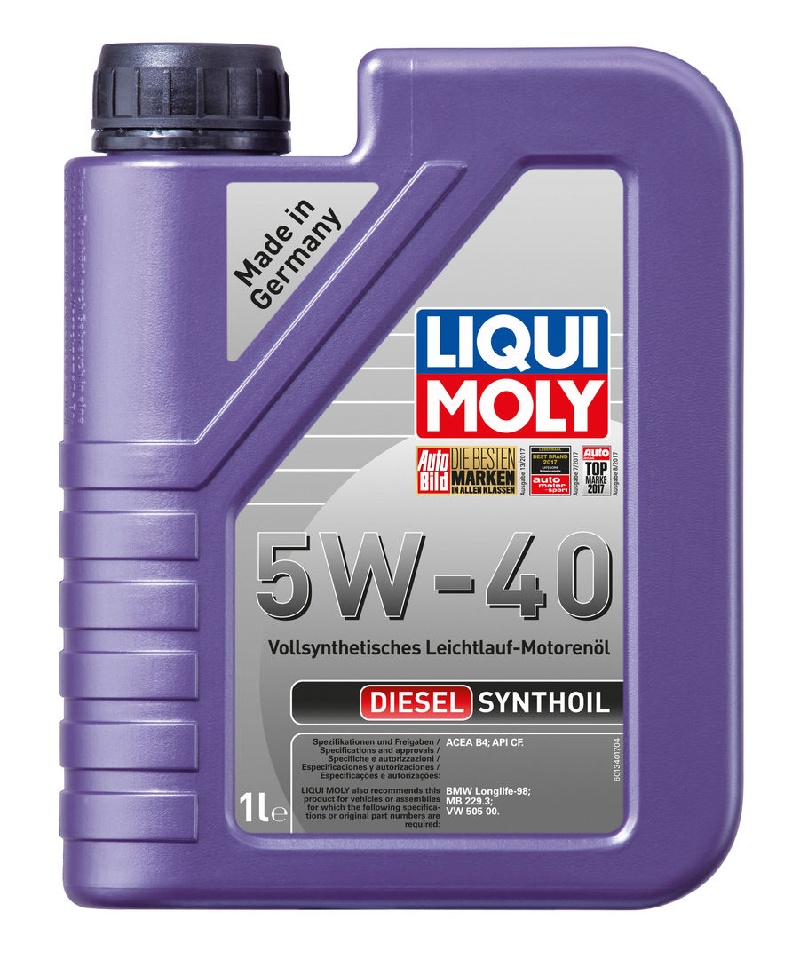 Масло LIQUI MOLY DIESEL SYNTHOIL 5W40 1Л