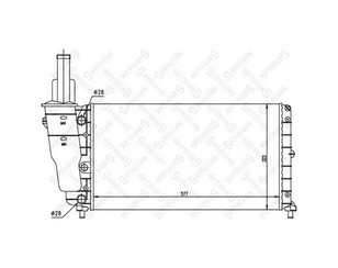 Радиатор основной для Fiat Punto I (176) 1993-1999 новый