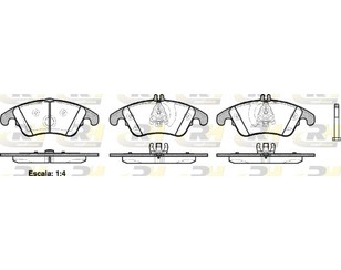 Колодки тормозные передние к-кт для Mercedes Benz C207 E-Coupe 2009-2016 новый