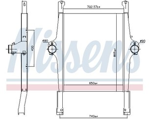 Интеркулер для Iveco Stralis 2007> новый