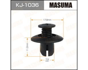 Крепеж (клоп) для Mazda 626 1974-1982 новый