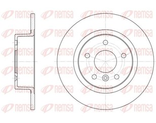 Диск тормозной задний для Land Rover Range Rover III (LM) 2002-2012 новый