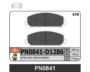 Колодки тормозные передние к-кт для Nissan Armada 2004-2016 новый