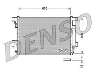 Радиатор кондиционера (конденсер) для Citroen C-Crosser 2008-2013 новый