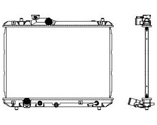 Радиатор основной для Suzuki Swift 2004-2010 новый