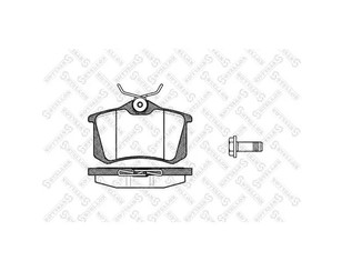 Колодки тормозные задние дисковые к-кт для Citroen DS3 2009-2015 новый