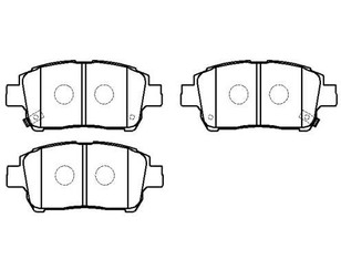 Колодки тормозные передние к-кт для BYD F3 2006-2013 новый