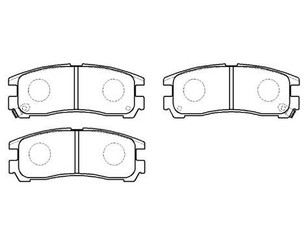 Колодки тормозные задние дисковые к-кт для Mitsubishi Space Runner (N1,N2) 1991-1999 новый