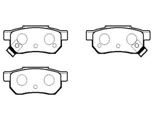 Колодки тормозные задние дисковые к-кт для Honda Prelude 1988-1991 новый