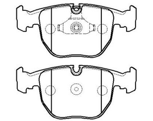 Колодки тормозные передние к-кт для BMW X5 E53 2000-2007 новый