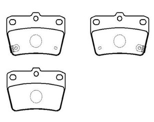 Колодки тормозные задние дисковые к-кт для Chery Tiggo (T11) 2005-2016 новый