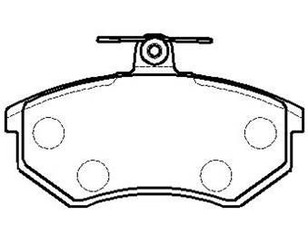 Колодки тормозные передние к-кт для Chery Fora (A21) 2006-2010 новый