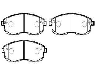 Колодки тормозные передние к-кт для Nissan Teana J32 2008-2013 новый