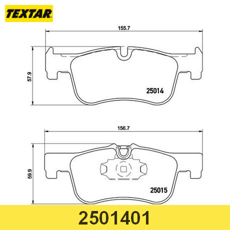 Колодки тормозные передние к-кт