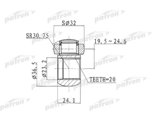 Трипоид для Fiat Regata 138 1983-1990 новый