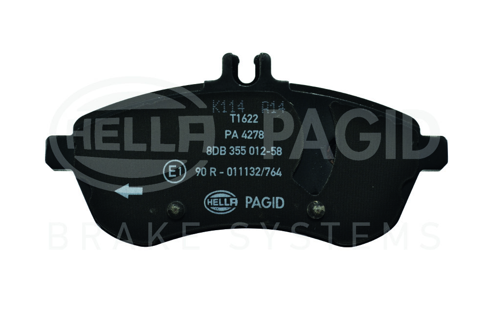 8DB355012-581 Hella Pagid Колодки тормозные передние к-кт от ...