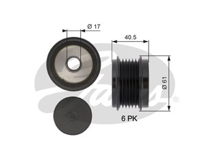 Шкив генератора для Audi A5/S5 [8F] Cabrio 2010-2016 новый