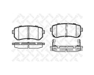 Колодки тормозные задние дисковые к-кт для Kia Cerato 2009-2013 новый