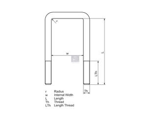 Стремянка передней рессоры для Volvo TRUCK FL12 1995-1998 новый