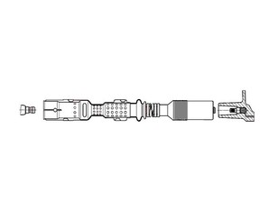 Провод высокого напряжения для Mercedes Benz R170 SLK 1996-2004 новый