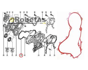 Прокладка передней крышки двигателя для Renault Vel Satis 2002-2009 новый