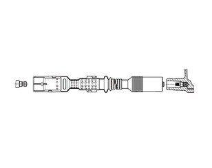 Провод высокого напряжения для Mercedes Benz W163 M-Klasse (ML) 1998-2004 новый