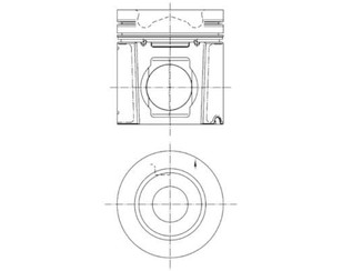Поршень для Scania 4 R series 1995-2007 новый