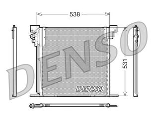 Радиатор кондиционера (конденсер) для Mercedes Benz Vito (638) 1996-2003 новый