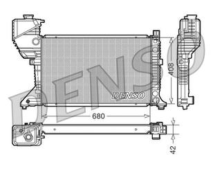 Радиатор основной для Mercedes Benz Sprinter (901-905)/Sprinter Classic (909) 1995-2006 новый