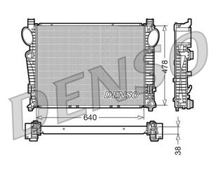 Радиатор основной для Mercedes Benz W220 1998-2005 новый