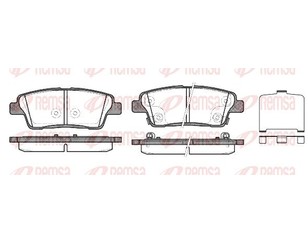 Колодки тормозные задние дисковые к-кт для Kia Quoris 2012-2018 новый