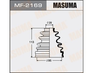 Пыльник наруж ШРУСа (к-кт) для Mazda MX-6 (GE6) 1991-1997 новый