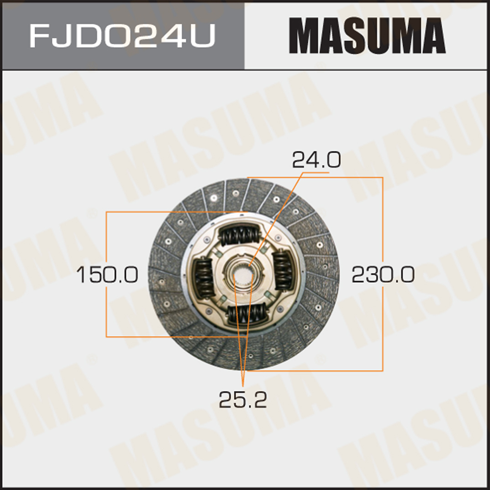 FJD024U Masuma Диск сцепления от производителя по спец цене купить в ...
