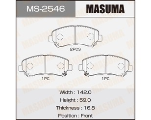 Передние тормозные колодки Nissan Ashqai (J11) цена оригинала и комплект Передние тормозные колодки Nissan Qashqai j11 в Москве