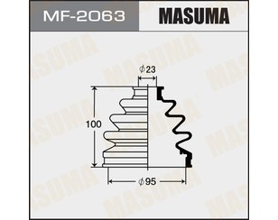 Пыльник нар/пер. ШРУСа (к-кт) для Nissan Sunny B11 1982-1990 новый