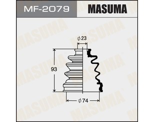 Пыльник внут ШРУСа (к-кт) для Nissan Prairie M11 1988-1994 новый