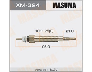 Свеча накаливания для Mitsubishi Galant (E3) 1988-1993 новый