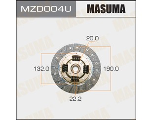 Диск сцепления для Mazda 121 (DB) 1990-1995 новый