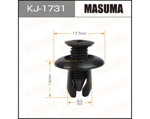 Крепеж (клоп) для Mazda 323 (BG) 1989-1994 новый