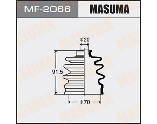 Пыльник наруж ШРУСа (к-кт) для Mazda 121 (DB) 1990-1995 новый