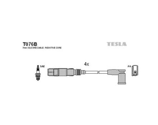 Провода высокого напряж. к-кт для VW Golf V 2003-2009 новый