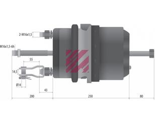 Энергоаккумулятор для MAN L2000 1995-2001 новый