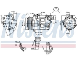 Компрессор системы кондиционирования для BMW X1 E84 2009-2015 новый