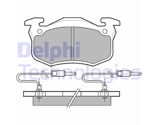 Колодки тормозные передние к-кт для Renault Super 5 1984-1996 новый