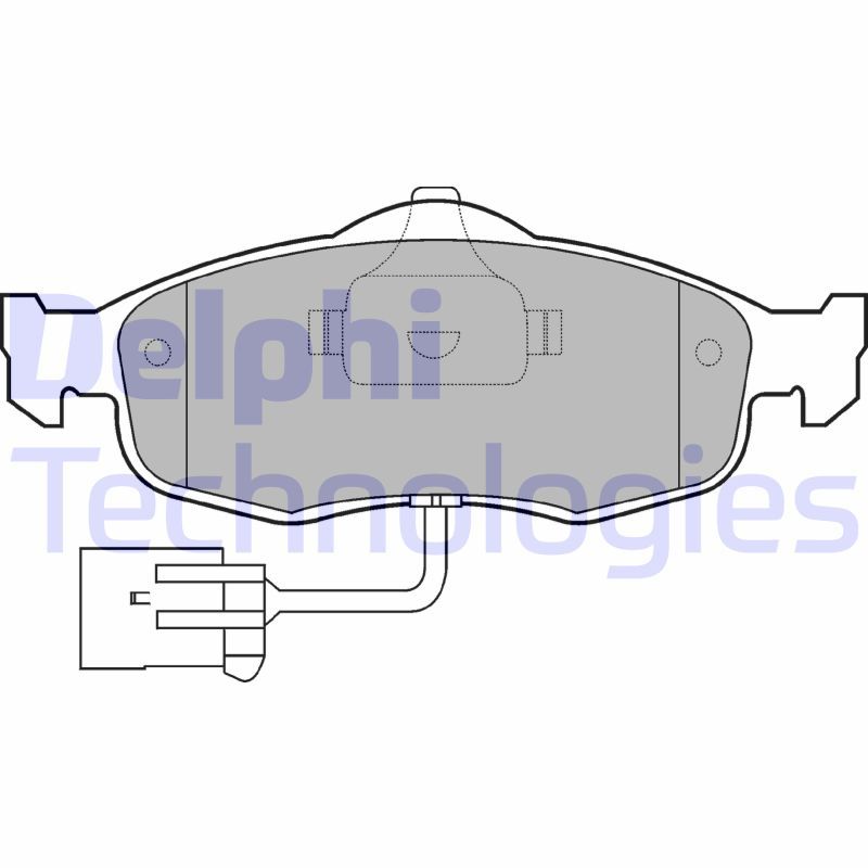 Lp запчасти. Передние колодки DELPHI lp781. DELPHI lp1940. Lp1824 DELPHI