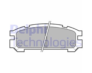 Колодки тормозные задние дисковые к-кт для Subaru SVX 1992-1997 новый