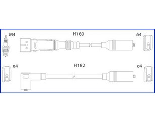 Провода высокого напряж. к-кт для Audi 100 [C4] 1991-1994 новый